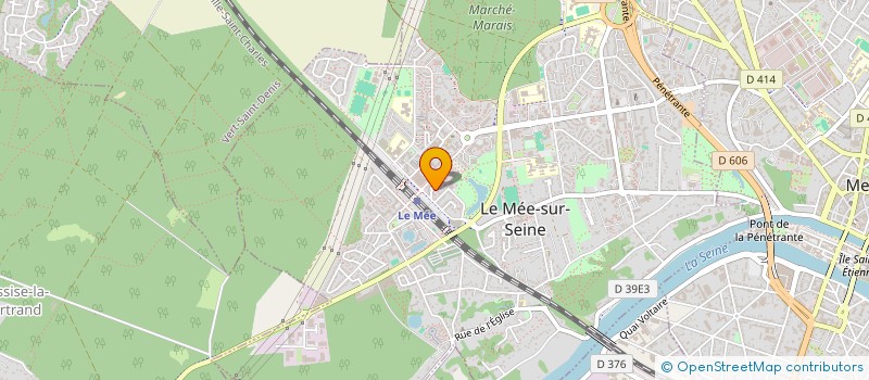localisation de l'entreprise LA FONTAINE DU MEE à LE MEE-SUR-SEINE