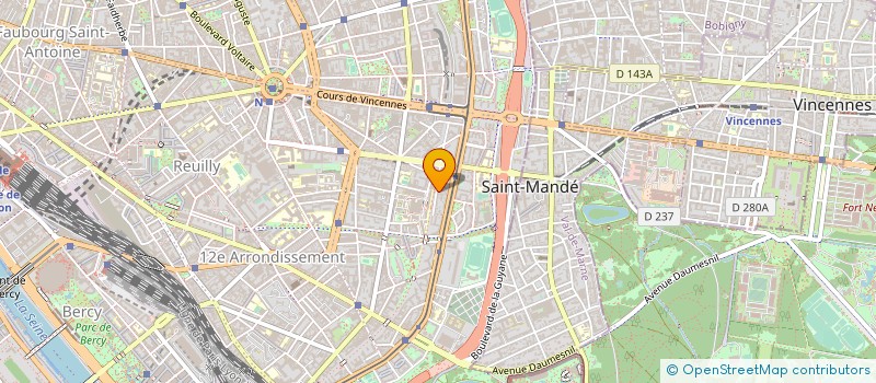 localisation de l'entreprise LA FONTAINE DU MEUNIER  PARIS