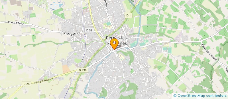 localisation de l'entreprise LA FONTAINE DU PRIMEUR à PERNES-LES-FONTAINES
