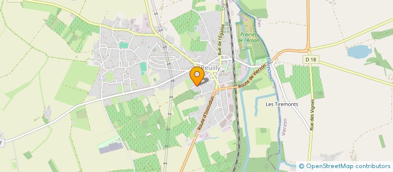 localisation de l'entreprise LA FONTAINE DU TONNEAU à REUILLY