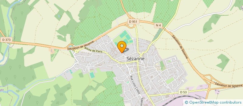 localisation de l'entreprise LA FONTAINE DU VE à SEZANNE
