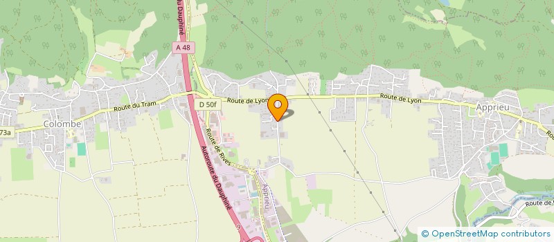 localisation de l'entreprise LA FONTAINE FROIDE  APPRIEU