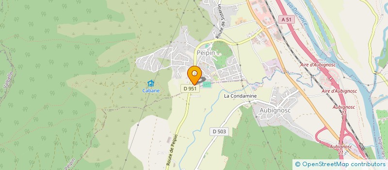 localisation de l'entreprise LA FONTAINE FROIDE à PEIPIN