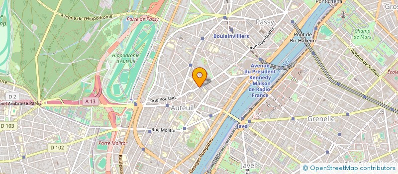 localisation de l'entreprise LA FONTAINE IMMACULEE à PARIS