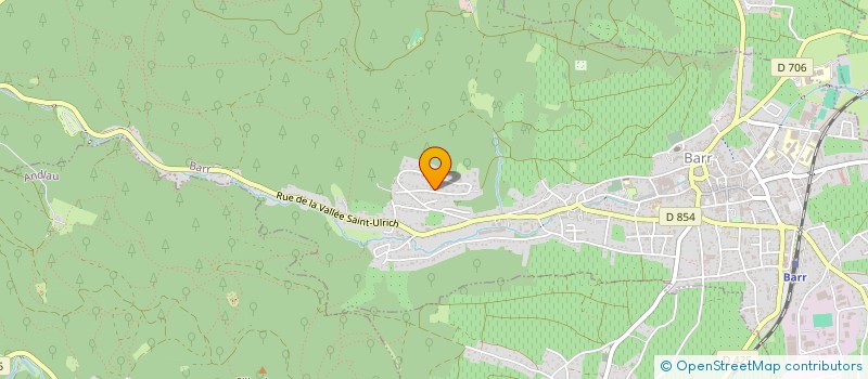 localisation de l'entreprise LA FONTAINE JLMS  BARR