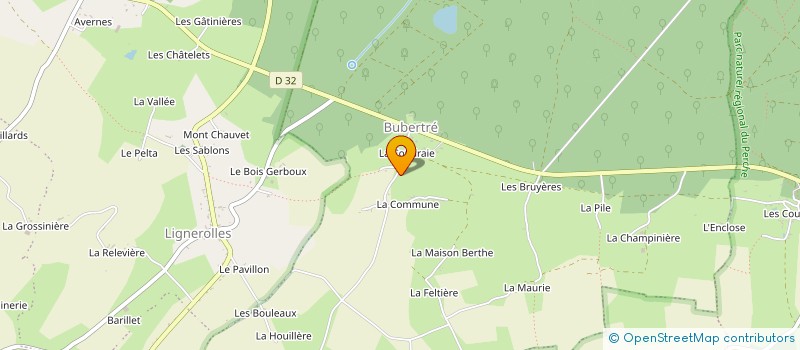 localisation de l'entreprise LA FONTAINE-MORIN à TOUROUVRE AU PERCHE
