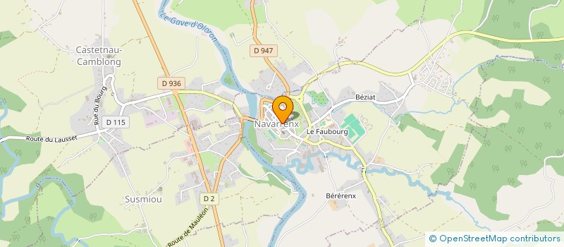 localisation de l'entreprise LA FONTAINE SAINT GERMAIN  NAVARRENX