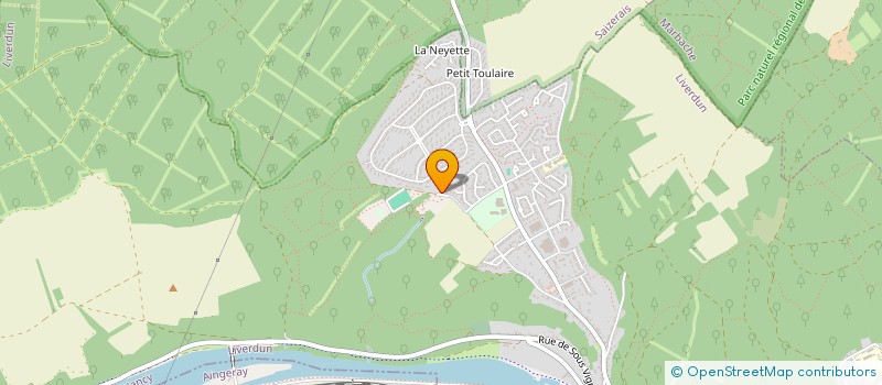 localisation de l'entreprise LA FONTAINE SAINT MARTIN  LIVERDUN