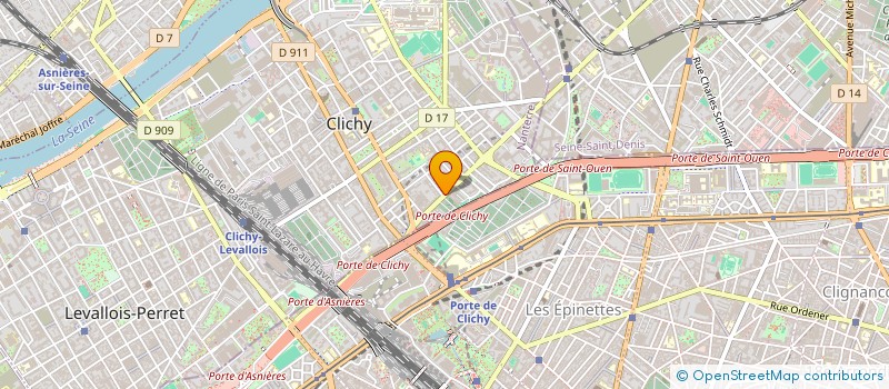 localisation de l'entreprise LA FONTAINE SOLEIL à CLICHY