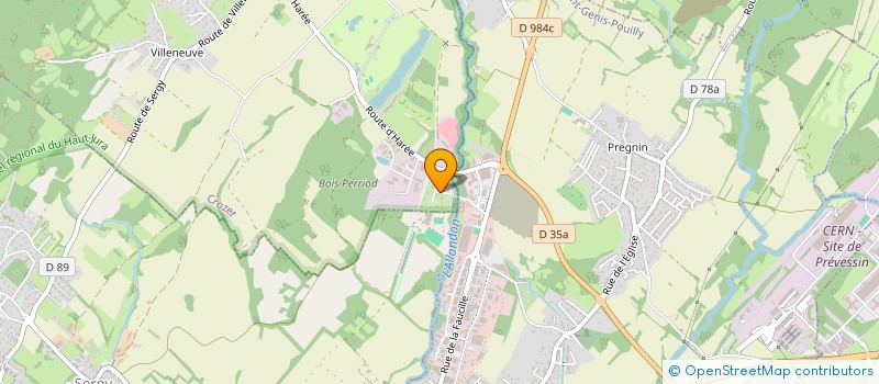 localisation de l'entreprise LA FONTAINE SUCREE à CROZET