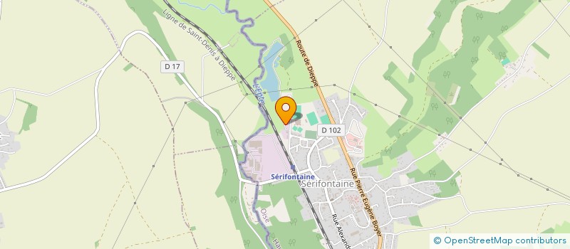 localisation de l'entreprise LA FONTAINOISE  SERIFONTAINE