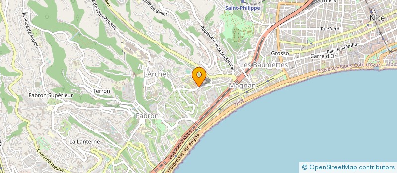 localisation de l'entreprise LA FONTANA FRATERA à NICE
