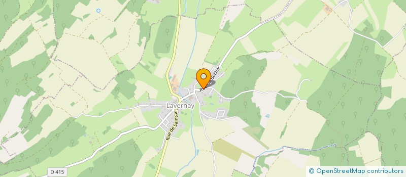 localisation de l'entreprise LA FONTENAYCASTRIENNE  LAVERNAY
