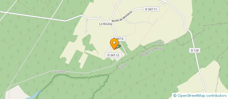 localisation de l'entreprise LA FONTENELLE à LE FAVRIL