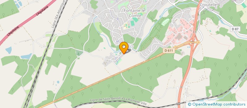 localisation de l'entreprise LA FONTENILLE à FONTAINE-LE-COMTE