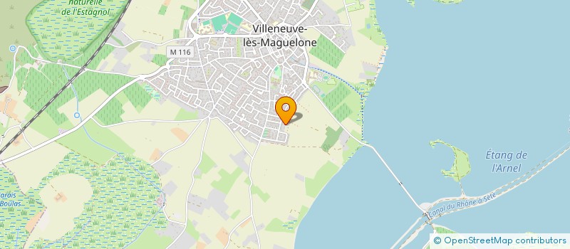 localisation de l'entreprise LA FONTESIE à VILLENEUVE-LES-MAGUELONE