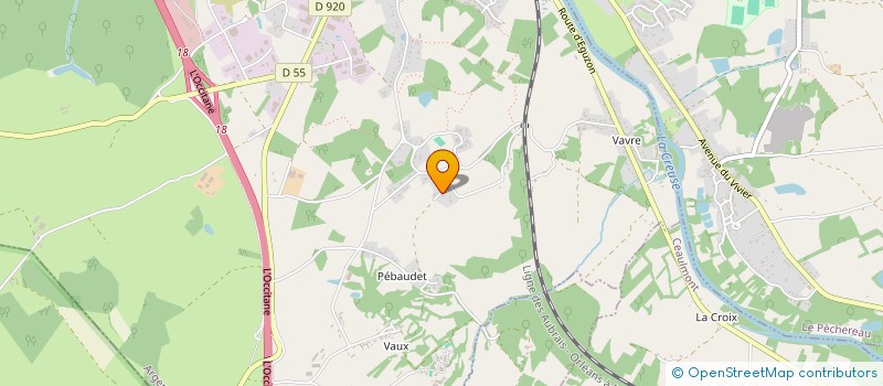 localisation de l'entreprise LA FONTESOLE à ARGENTON-SUR-CREUSE