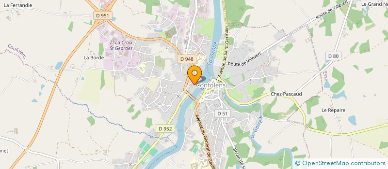 localisation de l'entreprise LA FONTORSE  MANSLE-LES-FONTAINES