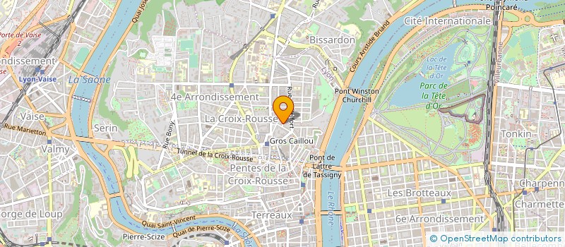 localisation de l'entreprise LA FOOD FACTORY à LYON
