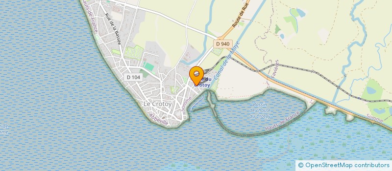 localisation de l'entreprise LA FORAINE BLEU à LE CROTOY