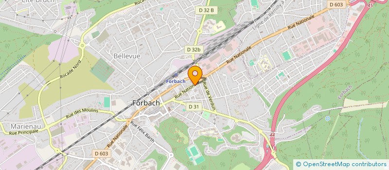 localisation de l'entreprise LA FORBACHOISE à FORBACH