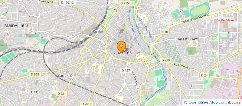 localisation de l'entreprise LA FORCE D'ENTREPRENDRE  CHARTRES