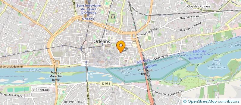 localisation de l'entreprise LA FORCE DES CHOSES à ORLEANS