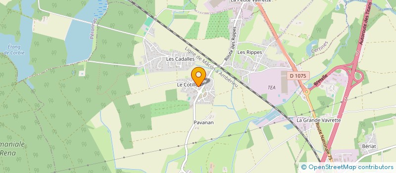 localisation de l'entreprise LA FORCE DU PAPILLON NOIR ET OR à CERTINES