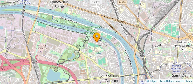 localisation de l'entreprise LA FORCE MONDIALE ILEENE à VILLENEUVE-LA-GARENNE