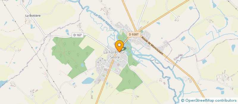 localisation de l'entreprise LA FORESIENNE DE DISTILLATION  LA FORET-SUR-SEVRE