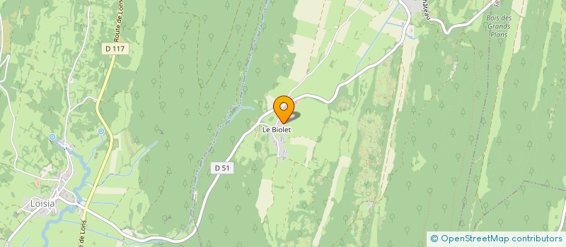 localisation de l'entreprise LA FORESTERIE  PIMORIN