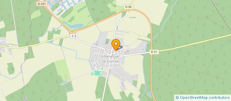 localisation de l'entreprise LA FORESTIERE à VILLENEUVE-LE-COMTE