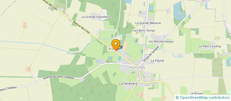 localisation de l'entreprise LA FORESTIERE 37  HOMMES