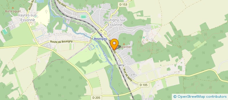localisation de l'entreprise LA FORESTIERE à BOUTIGNY-SUR-ESSONNE