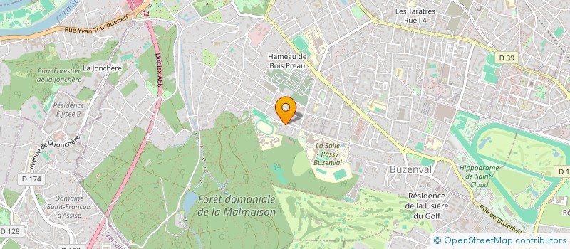 localisation de l'entreprise LA FORESTIERE à RUEIL-MALMAISON