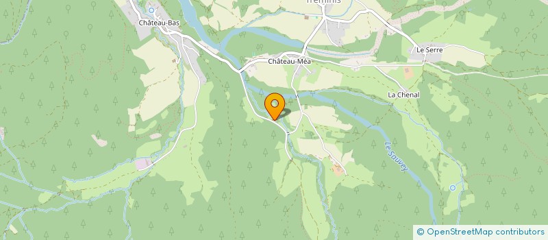 localisation de l'entreprise LA FORESTIERE  TREMINIS