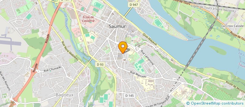 localisation de l'entreprise LA FORESTIERE BOIS MADEIRAS à SAUMUR