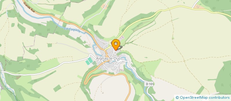 localisation de l'entreprise LA FORESTIERE DES MAS  AIGNAY-LE-DUC