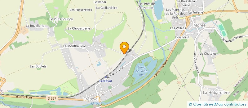 localisation de l'entreprise LA FORESTIERE DU CENTRE à FRETEVAL