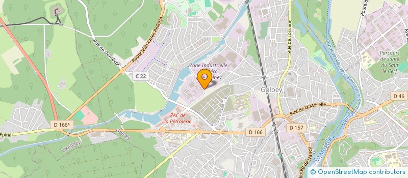 localisation de l'entreprise LA FORESTIERE DU CHAMPIGNON  GOLBEY