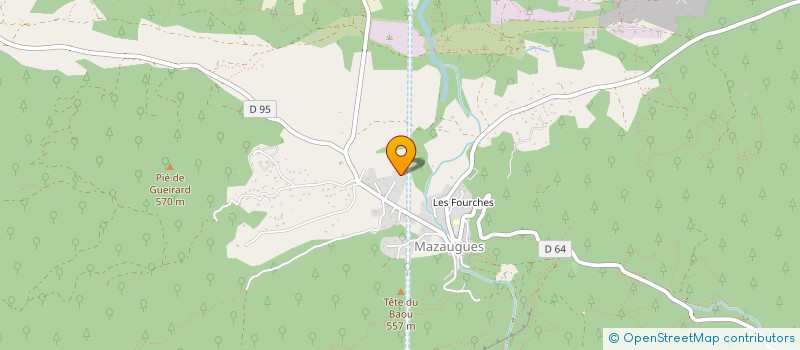 localisation de l'entreprise LA FORESTIERE DU PLATEAU à MAZAUGUES