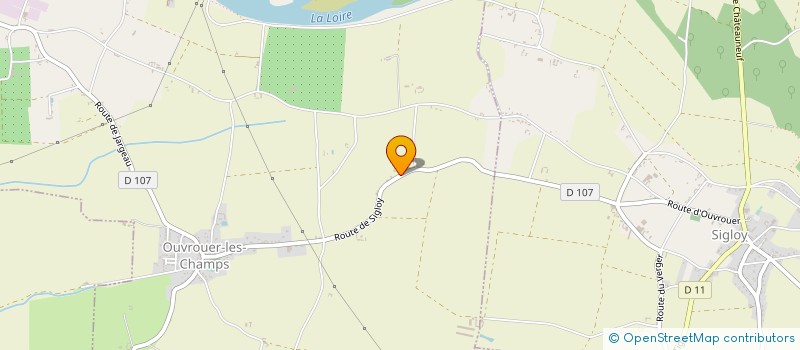 localisation de l'entreprise LA FORESTIERE DU VAL SOLOGNE à OUVROUER-LES-CHAMPS