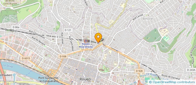 localisation de l'entreprise LA FORESTIERE SAINT JACQUES  ROUEN