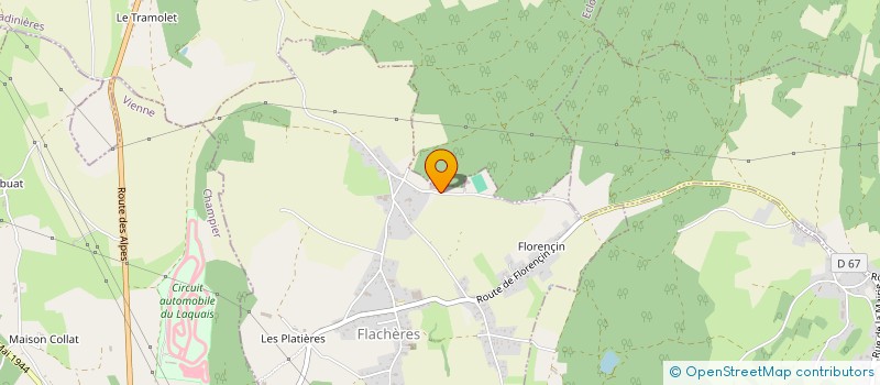localisation de l'entreprise LA FORET à FLACHERES