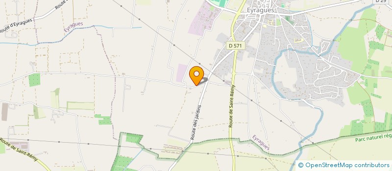 localisation de l'entreprise LA FORET à EYRAGUES