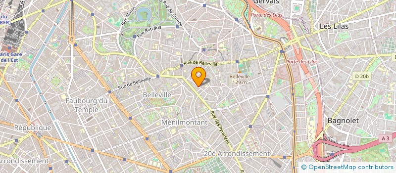 localisation de l'entreprise LA FORET  PARIS