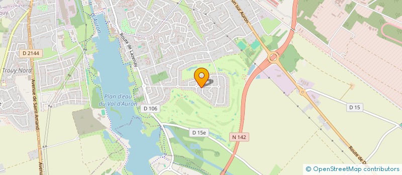 localisation de l'entreprise LA FORET  BOURGES