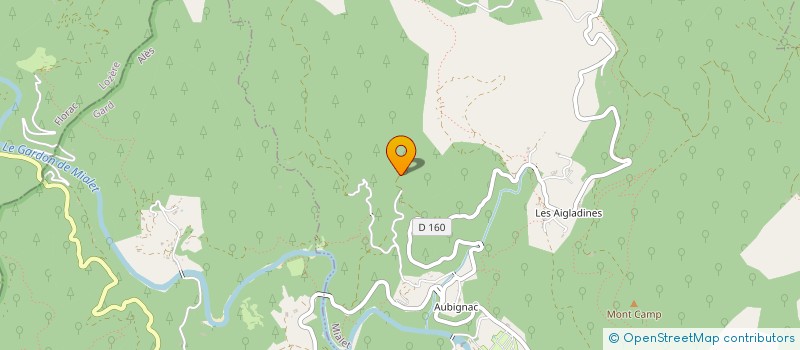 localisation de l'entreprise LA FORET  MIALET