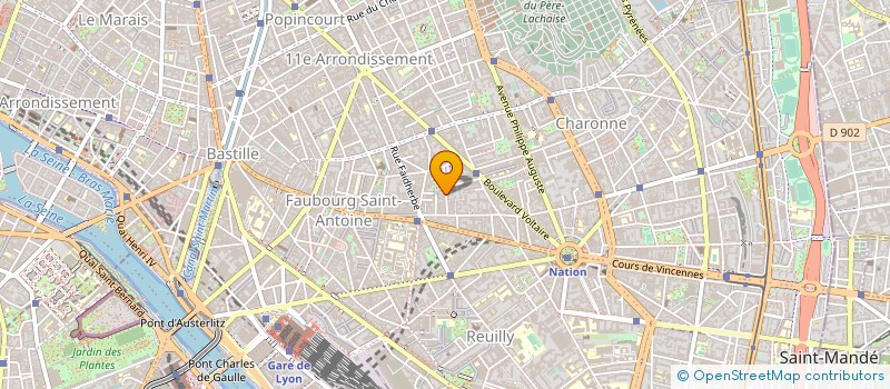 localisation de l'entreprise LA FORET à PARIS