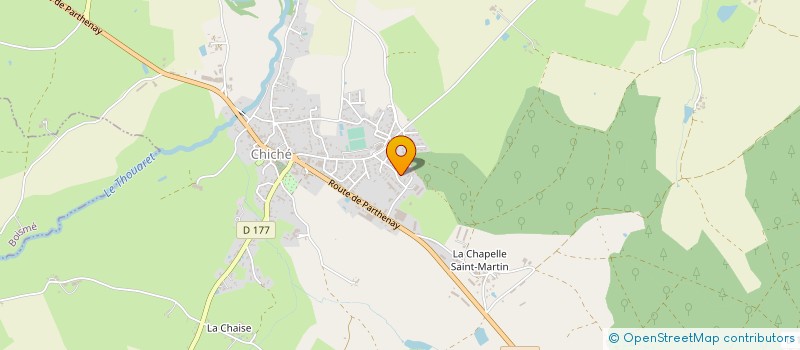 localisation de l'entreprise LA FORET  CHICHE